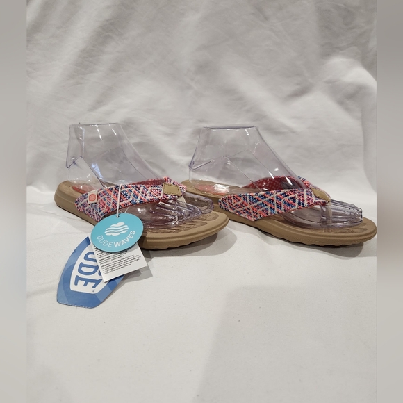 NWT Hey Dude Christi Flip Surf Baja Multicolor Sandals - Picture 2 of 8